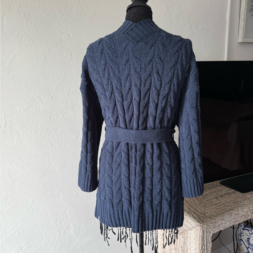 NWT Tommy Bahama Navy Cable Knit Sweater size XL - Picture 2 of 8